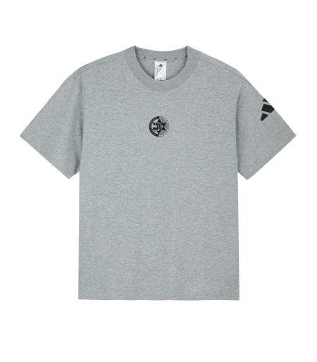 ADIDAS 2026-27 Adult Grey Plain T-Shirt<br/><br/><br/>