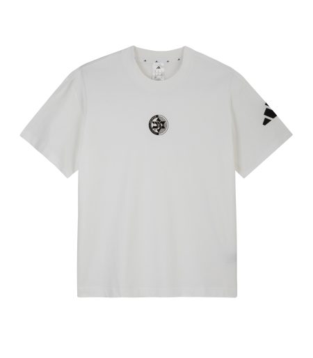 ADIDAS 2026-27 Adult White Plain T-Shirt<br/><br/><br/>