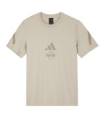 טי שירט ZNE בז׳ בוגרים ADIDAS 2026-27 טי שירט ZNE בז׳ בוגרים ADIDAS 2026-27