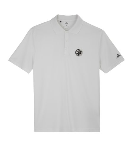ADIDAS 2026-27 Adult White Polo Shirt<br/><br/><br/>