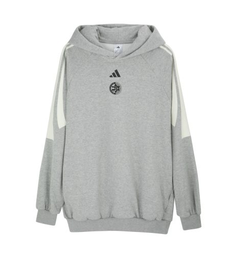 ADIDAS 2026-27 Adult Gray 3 Stripes Fashion Hoodie<br/><br/><br/>