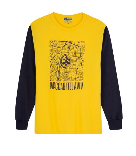 Long Shirt MCB "THE MAP" Yellow