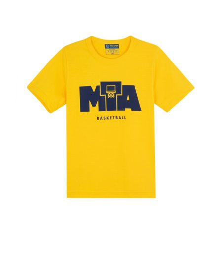 T Shirt MCB "MTA HOOP" Yellow for Kids
