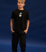 טי שירט חלקה שחורה לילדים ADIDAS 2026-27