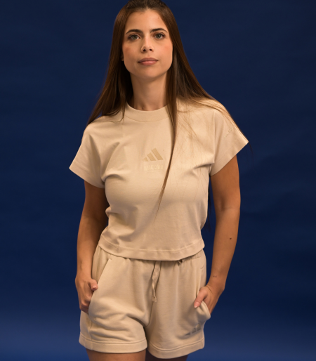 ADIDAS 2026-27 Women's Beige ALL SZN T-Shirt<br/><br/><br/>