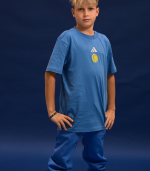ADIDAS 2026-27 Kids Light Blue Plain T-Shirt<br/><br/><br/>