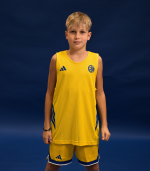 גופייה דו צדדית צהוב כחול ילדים ADIDAS 2026-27
