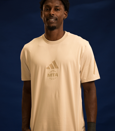 טי שירט ZNE בז׳ בוגרים ADIDAS 2026-27
