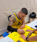 ADIDAS Yellow Jersey 2025-26 Signed By Jeff Dowtin JR ADIDAS Yellow Jersey 2025-26 Signed By Jeff Dowtin JR