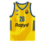 ADIDAS Yellow Jersey 2026-27 Signed By Bonzie Colson II