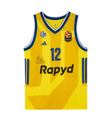 ADIDAS Yellow Jersey 2026-27 Signed By John DiBartolomeo