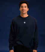 ADIDAS 2026-27 ADULTS NAVY BLUE BASKETBALL FASHIONABLE LONG SHIRT<br/><br/><br/>