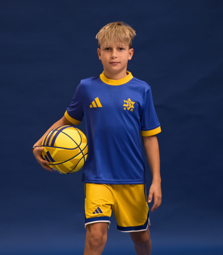 ADIDAS Blue Retro Shirt Kids 1977