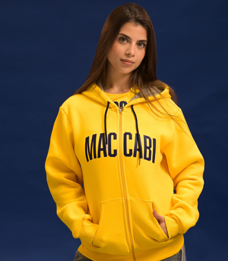 ג׳קט MCB ״מכבי״ צהוב ילדים