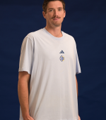 טי שירט אופנה חלקה תכלת בוגרים adidas 2026-27