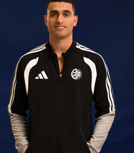 ג'קט אימון שחור בוגרים ADIDAS 2026-27 ג'קט אימון שחור בוגרים ADIDAS 2026-27