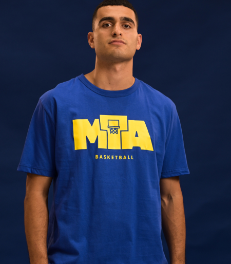 טי שירט MCB ״MTA סל״ כחולה בוגרים טי שירט MCB ״MTA סל״ כחולה בוגרים